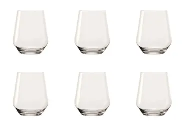 6er Set Quatrophil Whisky Tumbler 370ml H: 100mm