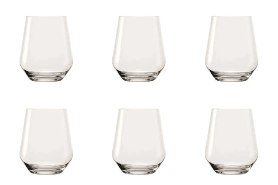 6er Set Quatrophil Whisky Tumbler 370ml H: 100mm