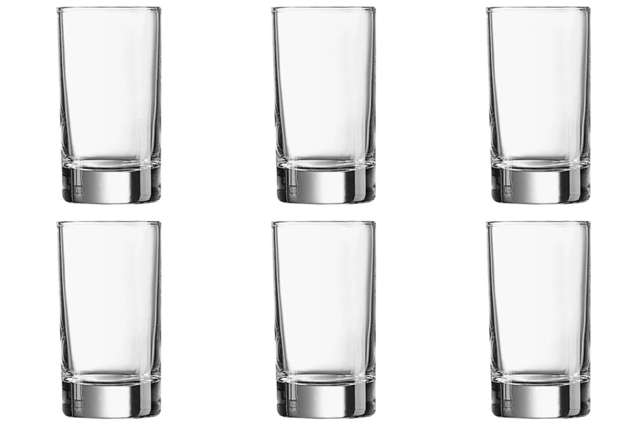 6er Set Islande H/B Becher 0.16lt D5.5cm H10.1cm