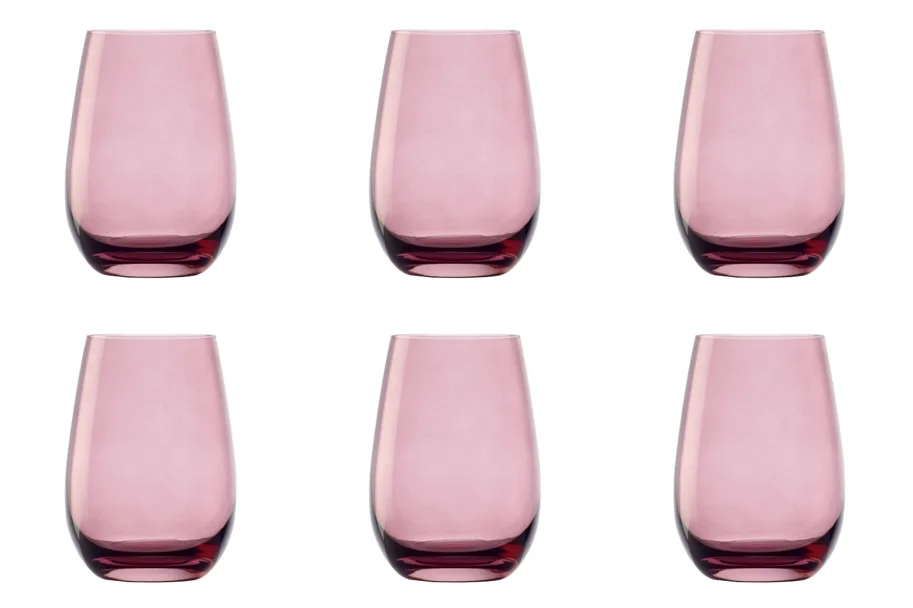 6er Set Elements Longdrink Becher 465ml Flieder