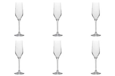 6er Set Grand Cuvée Sektkelch, 1dl geeicht, 185ml h:219mm