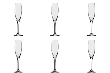 6er Set Sparkling&Water Sektkelch 170ml 1dl geeicht