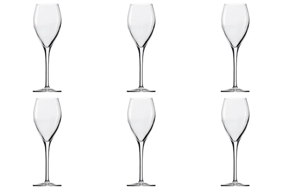 6er Set Sparkling&Water Champagnerkelch 210ml 1dl geeicht