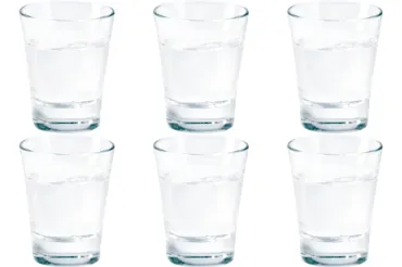 6er Set Caffeino Wasserglas 9cl 7cm