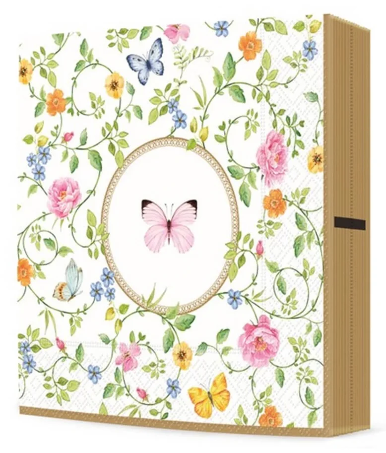 Dancing Butterflies Papierservietten 20er Pack 33x33cm