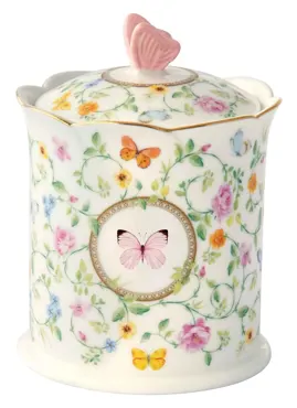 Dancing Butterflies Dose Porzellan