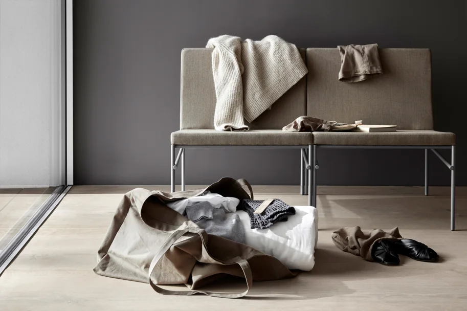 Big Long Tasche 35x45x90cm pale honey Biobaumwolle