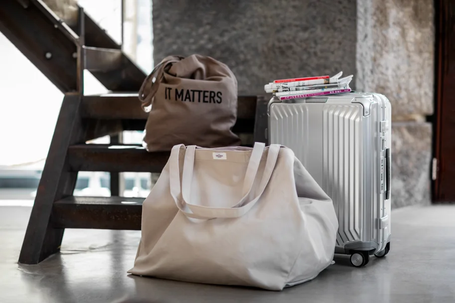 Big Long Tasche 35x45x90cm pale honey Biobaumwolle