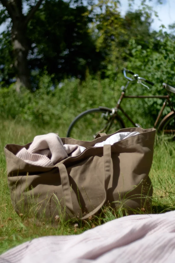 Big Long Tasche 35x45x90cm clay Biobaumwolle