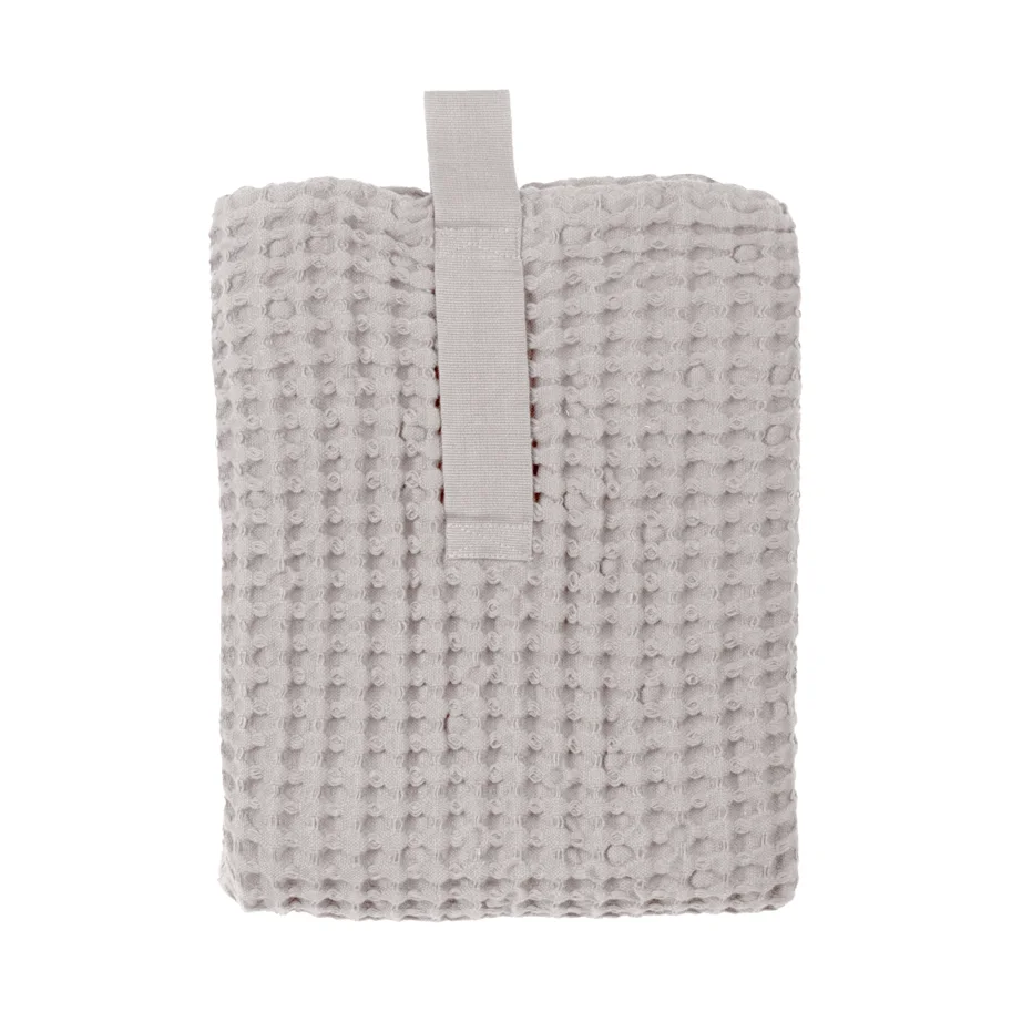 Big Waffle Badematte 80x55cm dusty lavendel Biobaumwolle