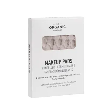 Big Waffle 4er Set Makeup Pads 8x8cm dusty lavendel