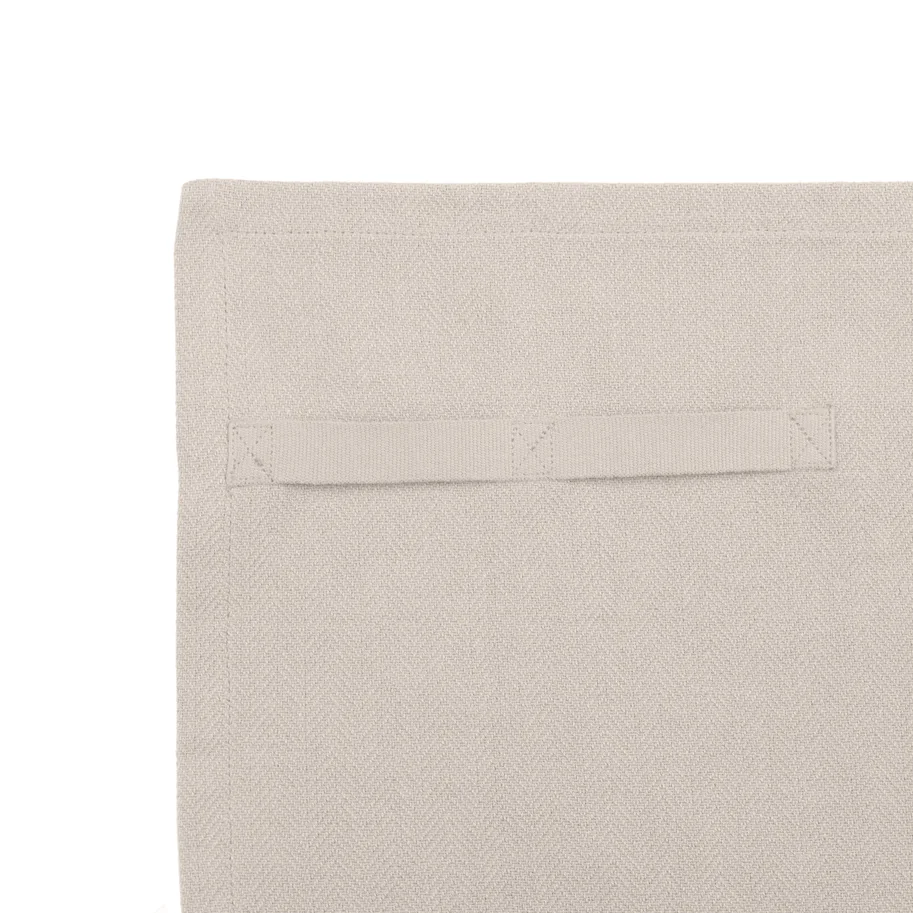 Dinner 4er Set Stoffserviette 35x40cm stone Biobaumwolle