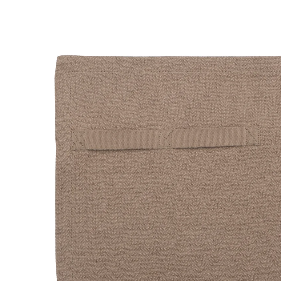 Dinner 4er Set Stoffserviette 35x40cm clay Biobaumwolle