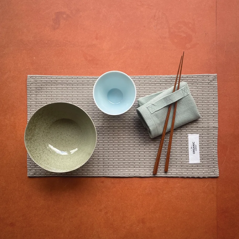 Everyday 4er Set Stoffserviette 20x20cm dusty m.Biobaumwolle