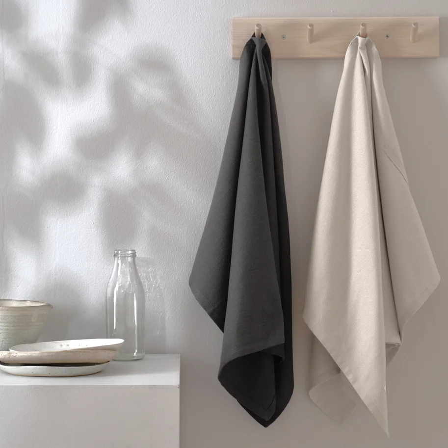 2er Set Geschirrtuch 53x86cm classic Biobaumwolle