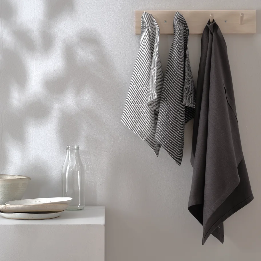 3er Set Geschirr- und Spültuch 53x86cm classic Biobaumwolle