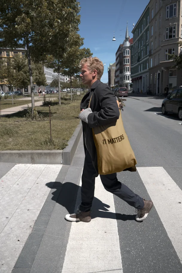 It Matters Tasche 50x35x15cm khaki Biobaumwolle