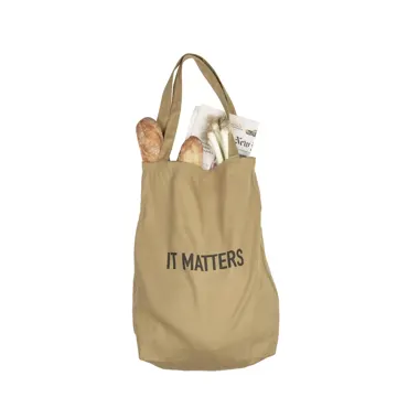 It Matters Tasche 50x35x15cm khaki Biobaumwolle