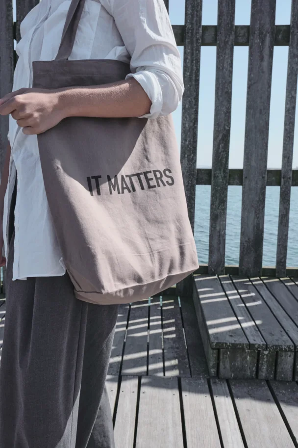 It Matters Tasche 50x35x15cm clay Biobaumwolle