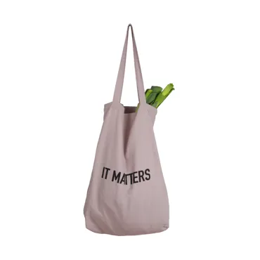 It Matters Tasche 50x35x15cm dusty lavendel Biobaumwolle