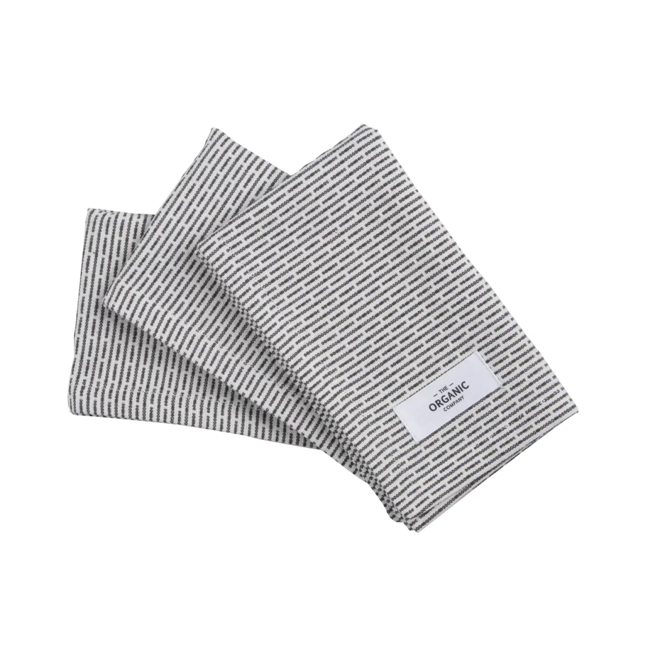 3er Set Spültuch 30x35cm morning grey Biobaumwolle