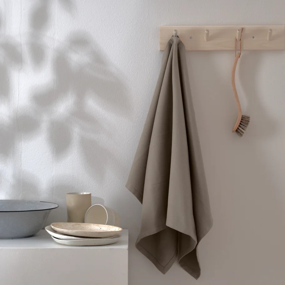 Geschirrtuch 53x86cm clay Biobaumwolle