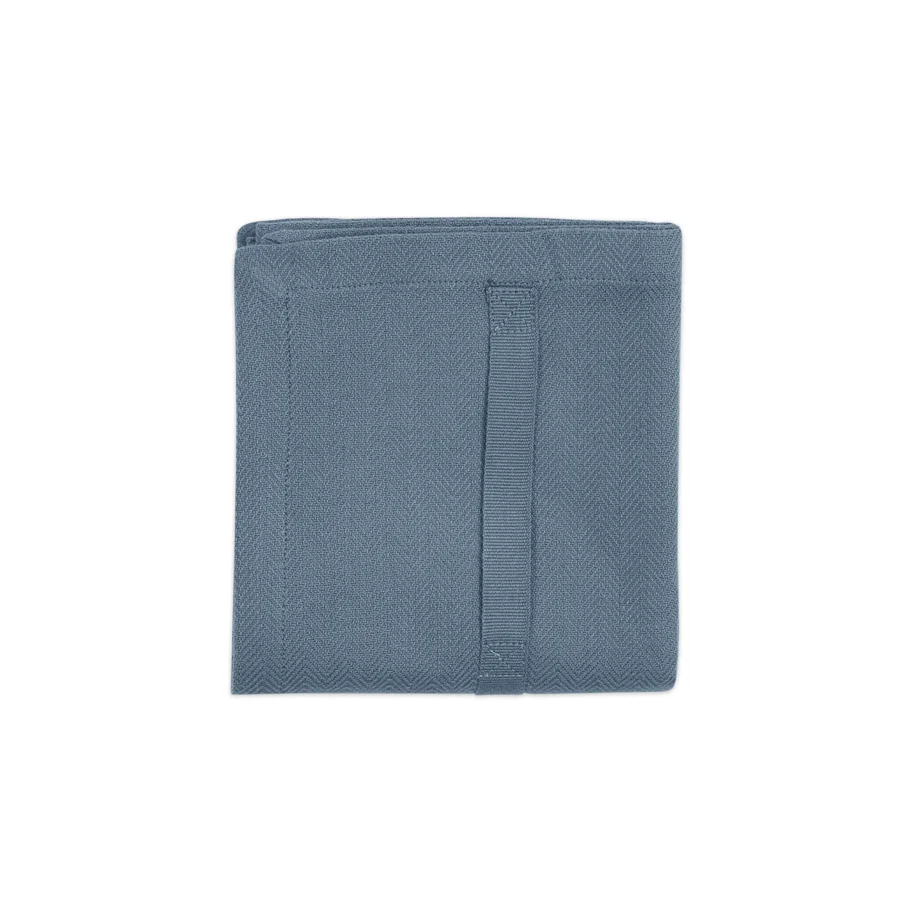 Geschirrtuch 53x86cm grey blue Biobaumwolle