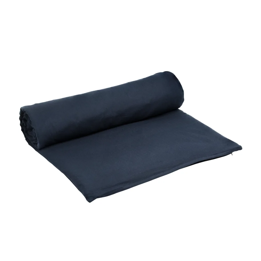 Meditationsmatte 70x200cm to go dark blue Biobaumwolle
