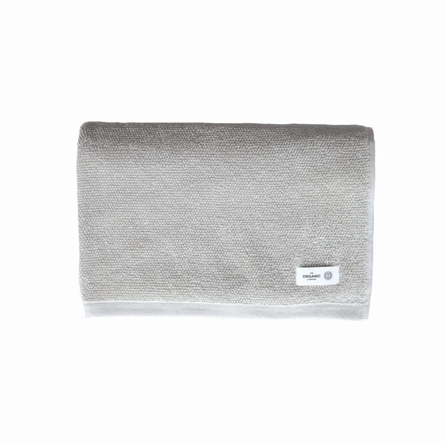Mild Badetuch 70x140cm stone Biobaumwolle