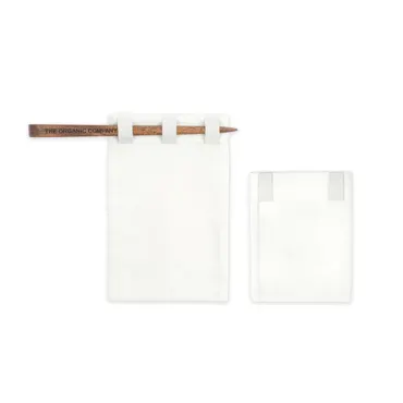 2er Set Teebeutel ungefärbt Biobaumwolle