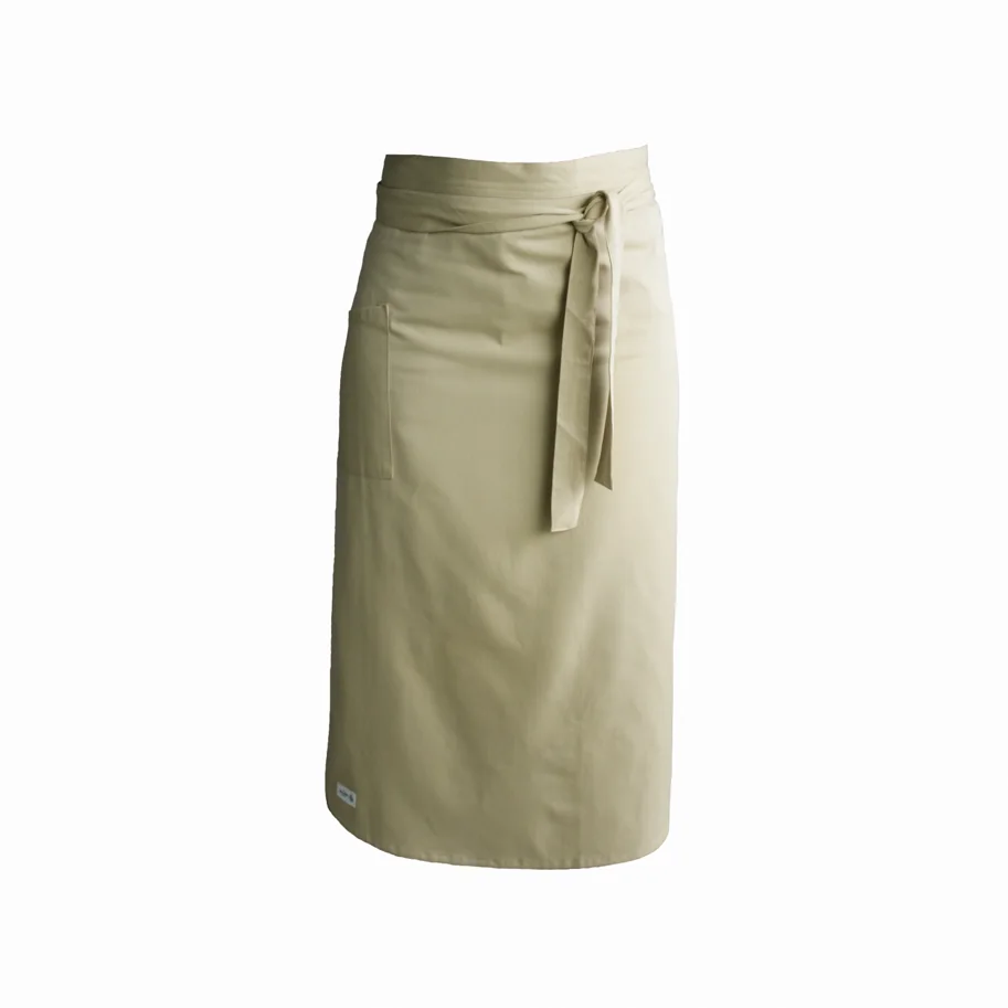 Schürze 100x38cm pale honey Biobaumwolle