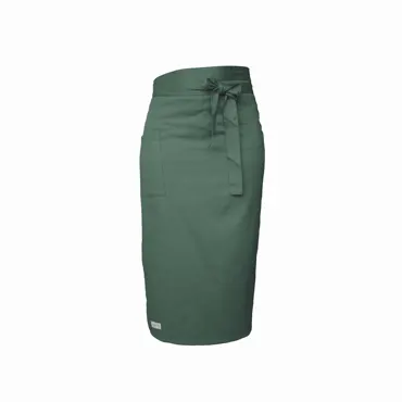 Schürze 100x38cm dark green Biobaumwolle