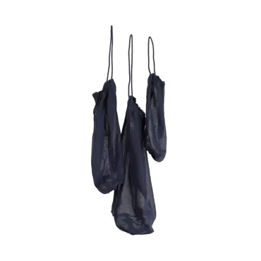 All Purpose 3er Set Beutel L16/24/30cm darkblue Biobaumwolle