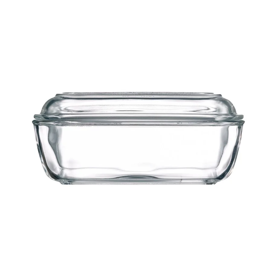 Butterdose 17x10.5x6.2cm Glas