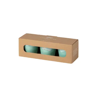 3er Set Grespresso Geschenkbox Espresotasse 70ml aqua