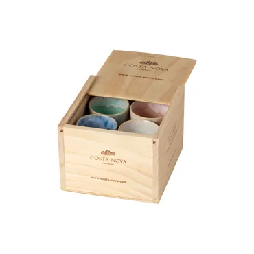 8er Set Grespresso Geschenkbox Espressotasse 70ml multicolor