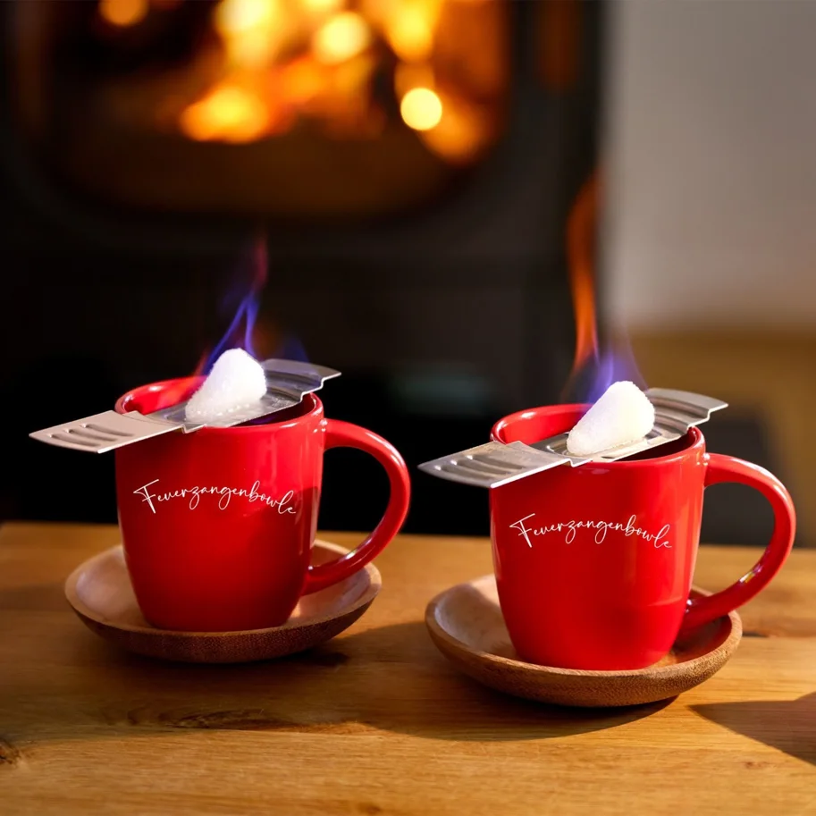4 pinces à sucre pour punch "Feuerzangenbowle"