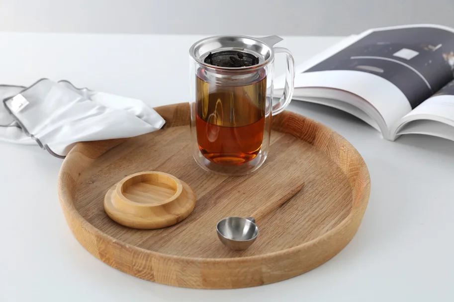Minima Balanced Tasse doppelwandig mit Infuser 500ml