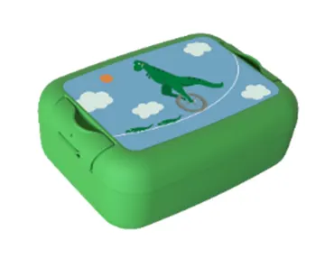 Silly Beasties Lunchbox T-Rey grün