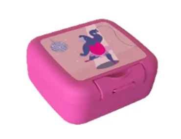 Silly Beasties Snackbox Gorilla pink