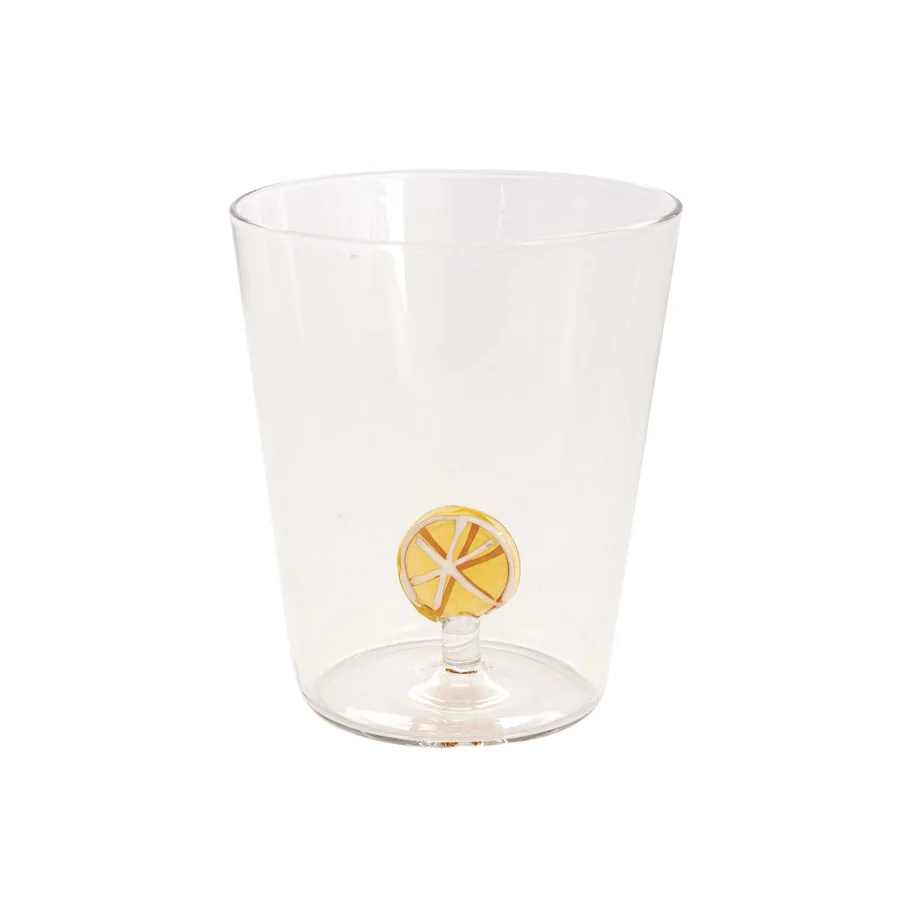 Twist & Match Glas aus Borosilikat 400ml gelb