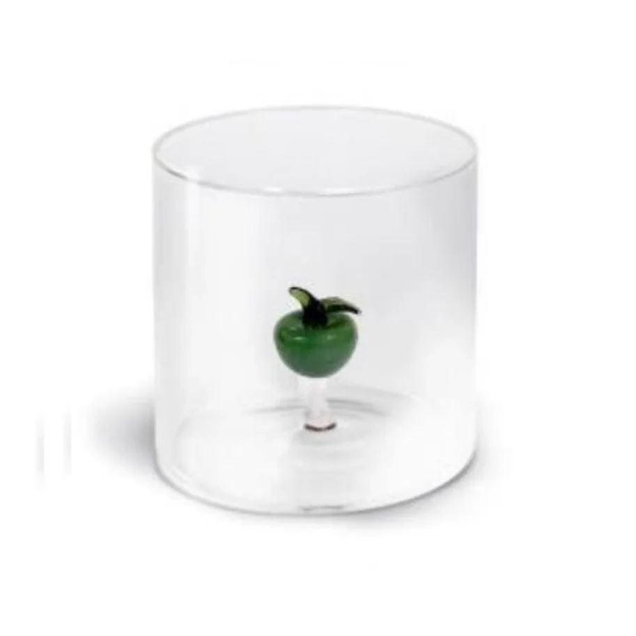 Glas aus Borosilikat 250ml Apfel