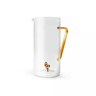 Karaffe aus Borosilikat 1.2l Orange