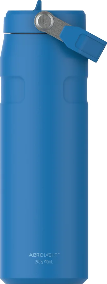IceFlow Flip Straw Flasche 0.7l azure
