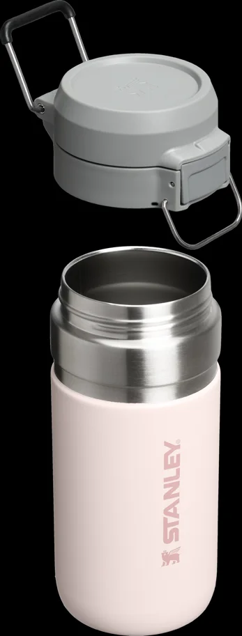 Quick-Flip Wasserflasche 0.47l rose quartz