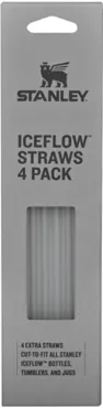 5er Set IceFlow Flip Ersatz Strohhalme mit Bürste