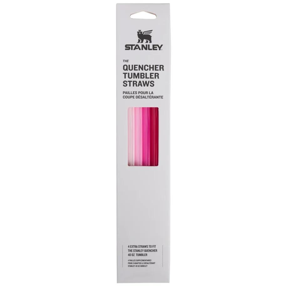 4er Set Ersatzstrohhalm für Quencher 1.18l pink