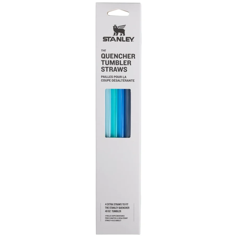 4er Set Ersatzstrohhalm für Quencher 1.18l blau
