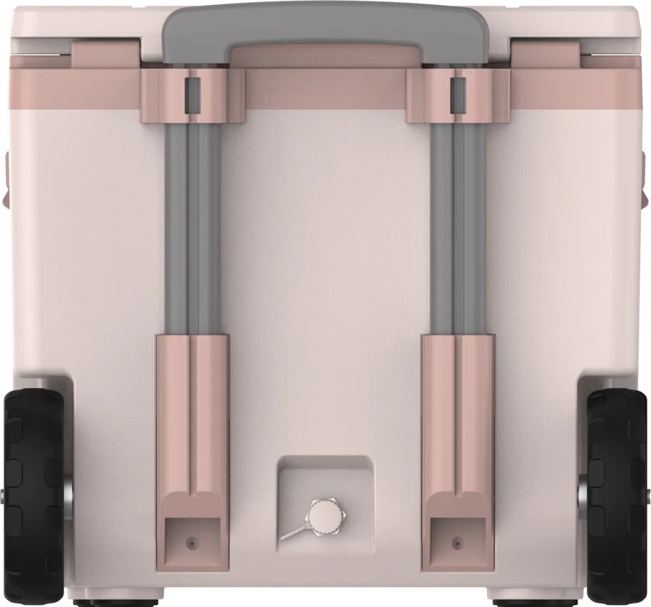 Easy-Carry Outdoor Cooler mit Rollen 47l rose quartz