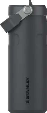 IceFlow Flip Straw Flasche 0.47l black 2.0